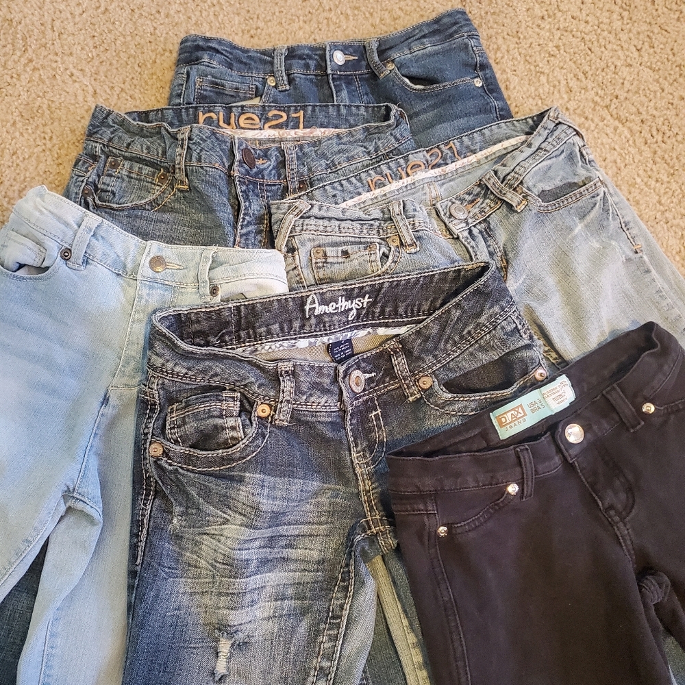 Girls Jean bundle size 12 girls/ 0